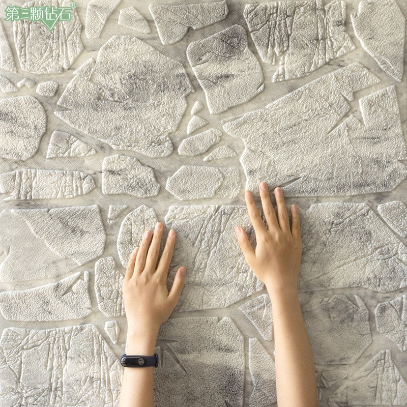 3D Self Adhesive Brick Wall Tiles SKU# MOS0038